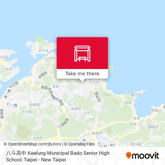 八斗高中 Keelung Municipal Bado Senior High School地圖