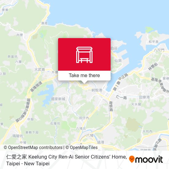 仁愛之家 Keelung City Ren-Ai Senior Citizens’ Home map