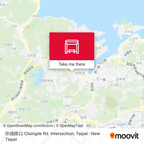 崇德路口 Chongde Rd. Intersection map