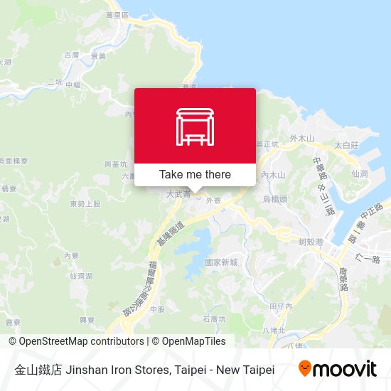 金山鐵店 Jinshan Iron Stores map