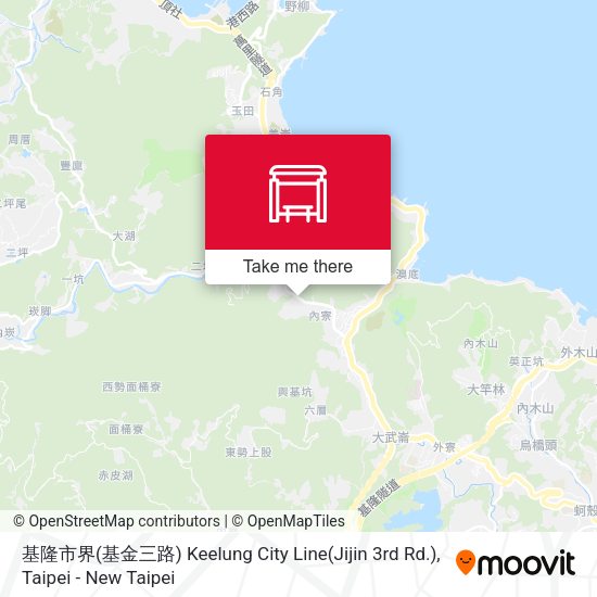 基隆市界(基金三路) Keelung City Line(Jijin 3rd Rd.)地圖