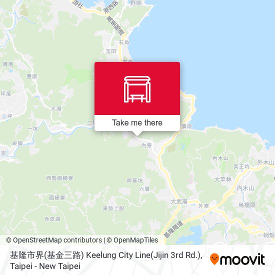 基隆市界(基金三路) Keelung City Line(Jijin 3rd Rd.)地圖