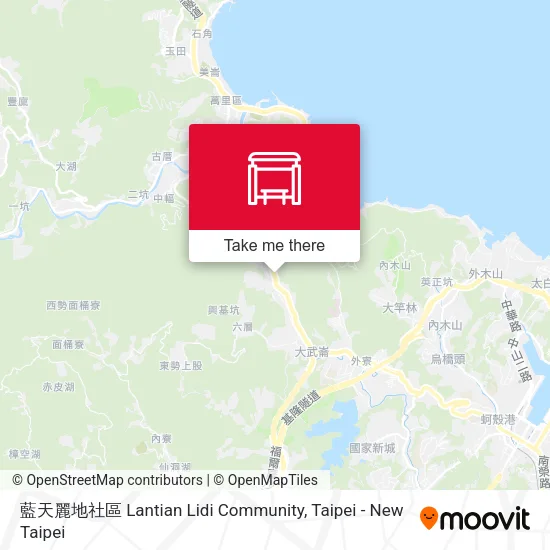 藍天麗地社區 Lantian Lidi Community map