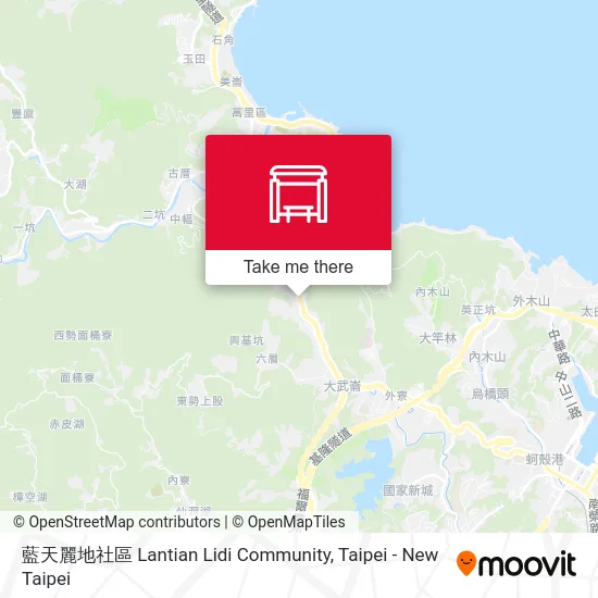 藍天麗地社區 Lantian Lidi Community map