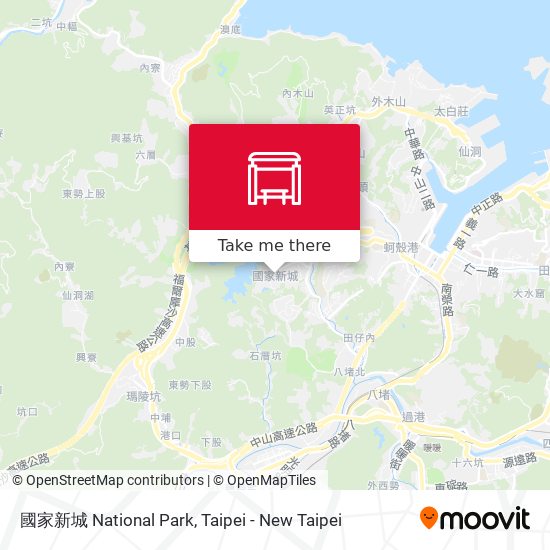 國家新城 National Park map