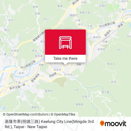 基隆市界(明德三路) Keelung City Line(Mingde 3rd Rd.)地圖