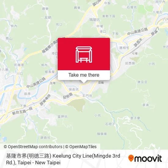 基隆市界(明德三路) Keelung City Line(Mingde 3rd Rd.) map