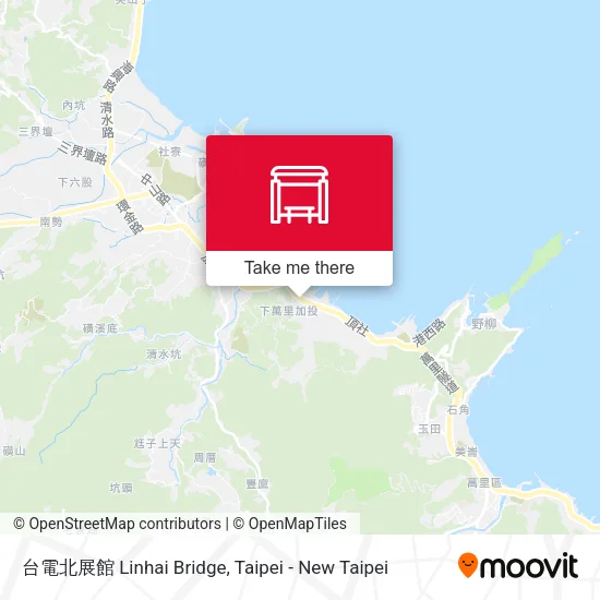 台電北展館 Linhai Bridge地圖