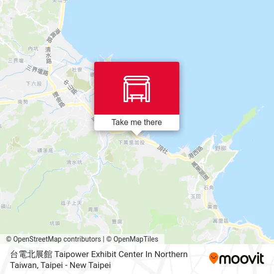 台電北展館 Taipower Exhibit Center In Northern Taiwan map