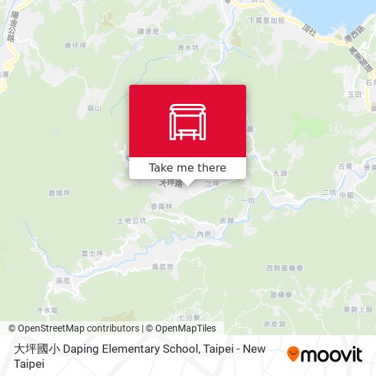 大坪國小 Daping Elementary School地圖