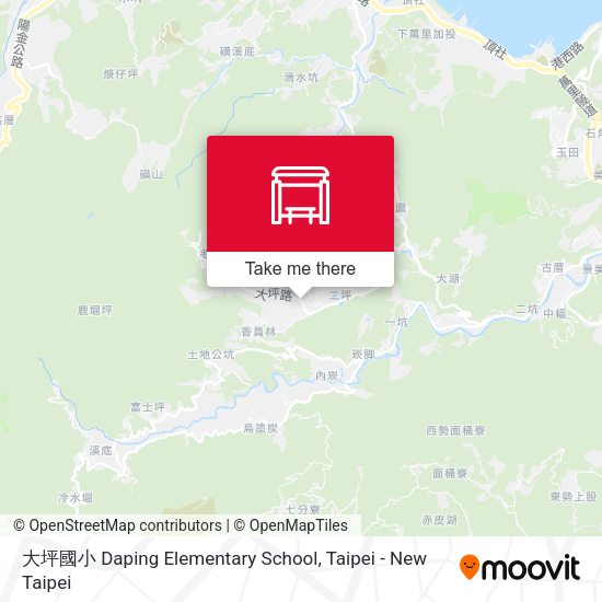 大坪國小 Daping Elementary School地圖