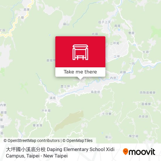 大坪國小溪底分校 Daping Elementary School Xidi Campus地圖