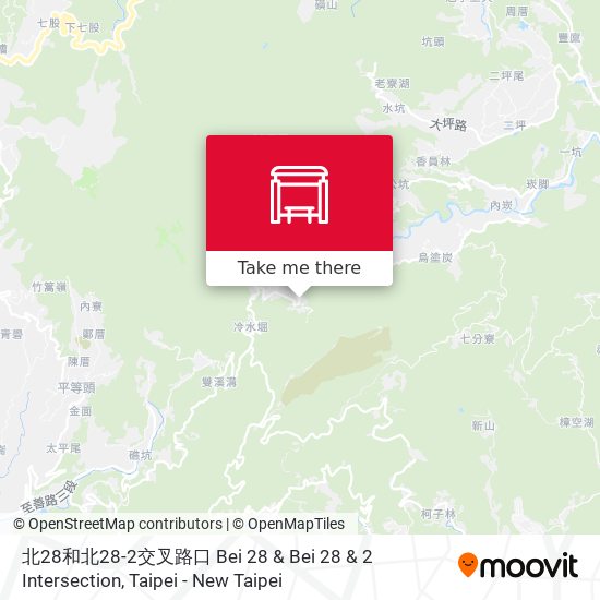 北28和北28-2交叉路口 Bei 28 & Bei 28 & 2 Intersection map