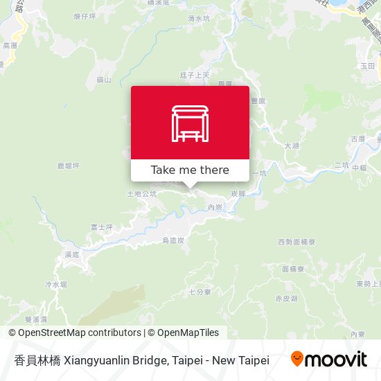 香員林橋 Xiangyuanlin Bridge map