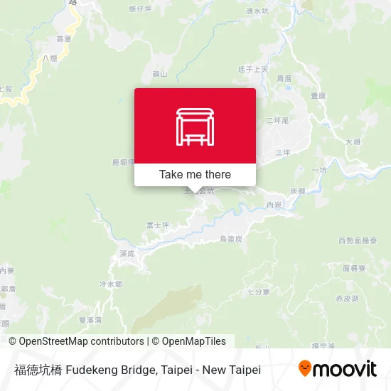 福德坑橋 Fudekeng Bridge map