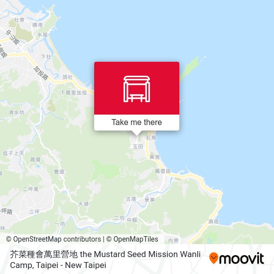 芥菜種會萬里營地 the Mustard Seed Mission Wanli Camp map