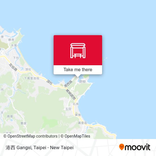 港西 Gangxi map