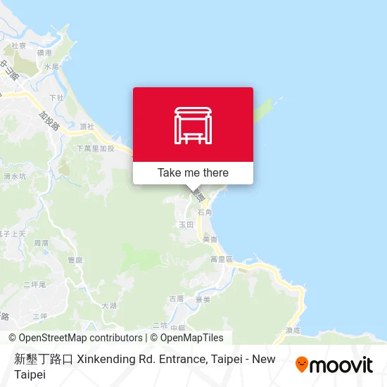 新墾丁路口 Xinkending Rd. Entrance map