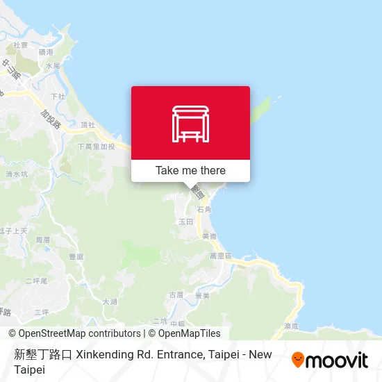新墾丁路口 Xinkending Rd. Entrance map