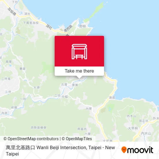 萬里北基路口 Wanli Beiji Intersection map