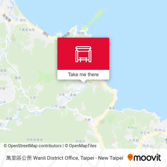 萬里區公所 Wanli District Office map