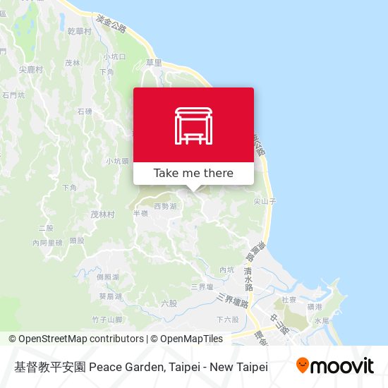 基督教平安園 Peace Garden map