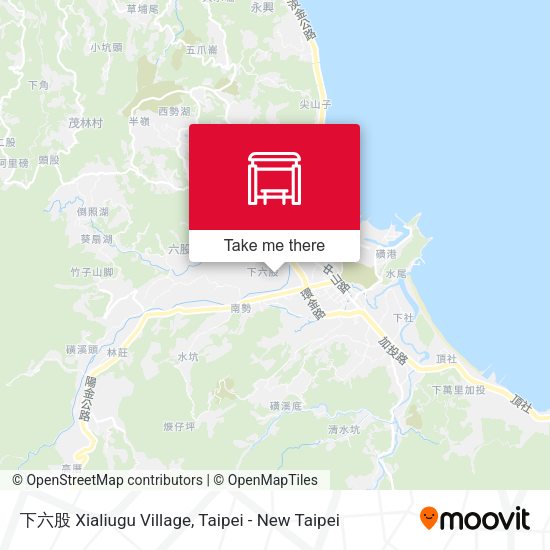 下六股 Xialiugu Village地圖
