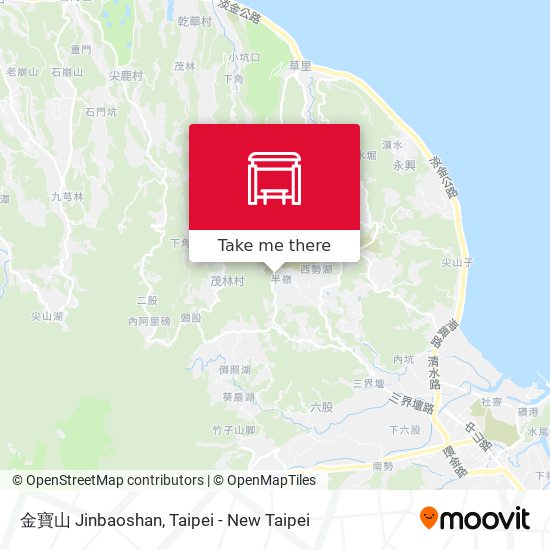 金寶山 Jinbaoshan地圖
