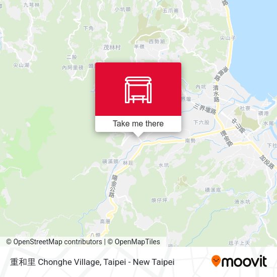 重和里 Chonghe Village map