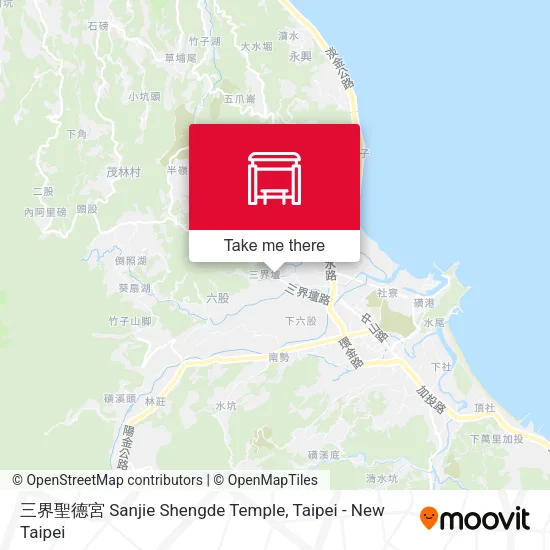 三界聖德宮 Sanjie Shengde Temple map