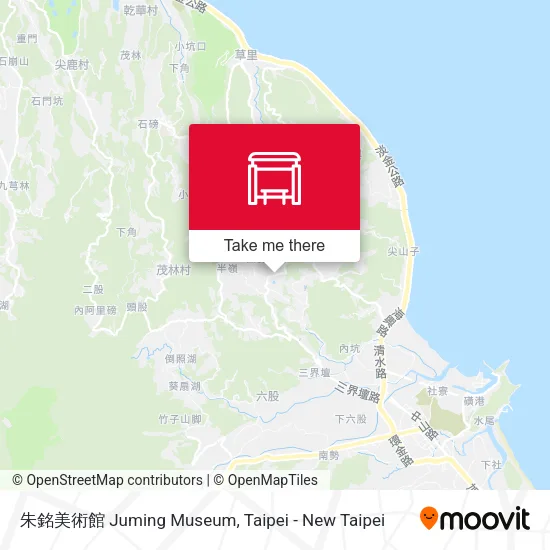 朱銘美術館 Juming Museum map