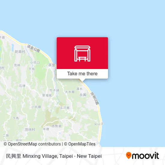 民興里 Minxing Village map