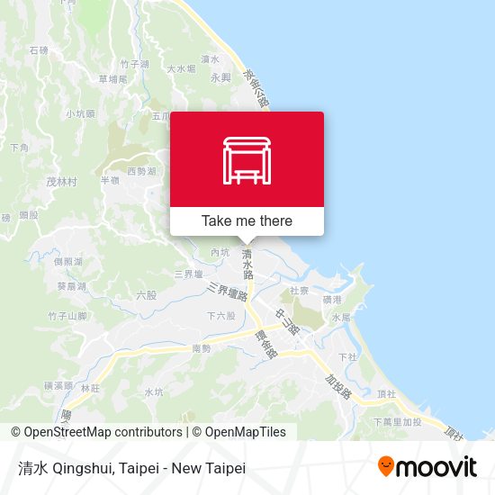 清水 Qingshui map