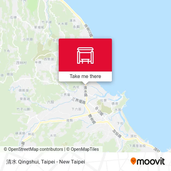 清水 Qingshui map
