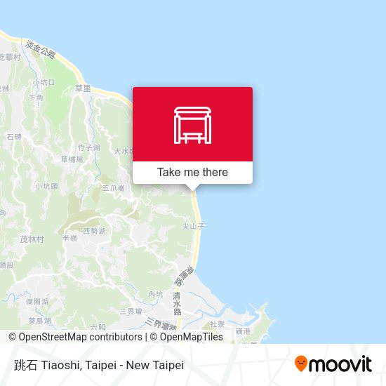 跳石 Tiaoshi map