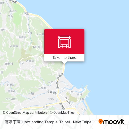 廖添丁廟 Liaotianding Temple地圖