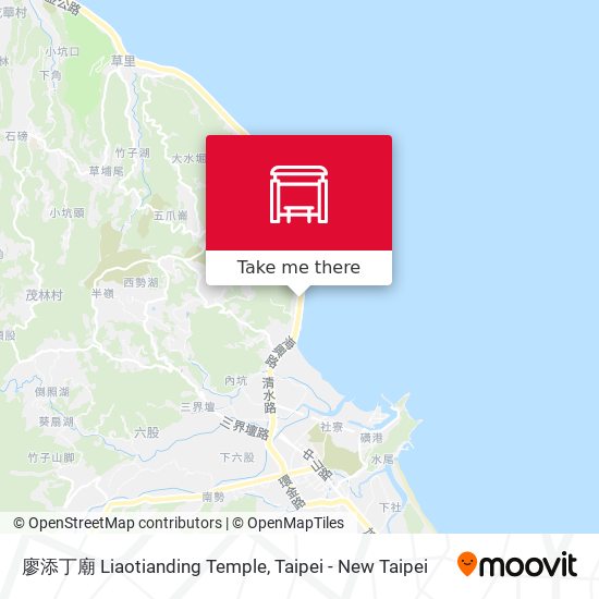 廖添丁廟 Liaotianding Temple map