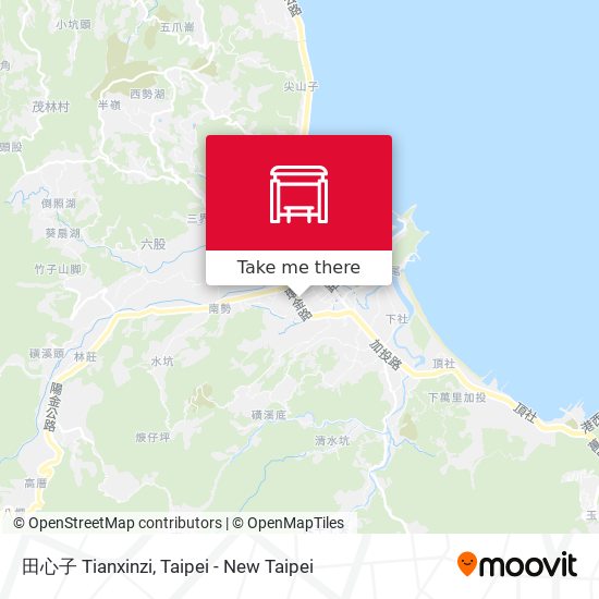 田心子 Tianxinzi地圖