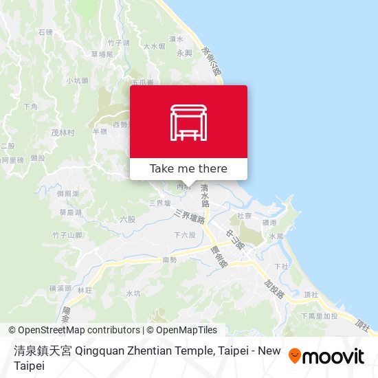 清泉鎮天宮 Qingquan Zhentian Temple map