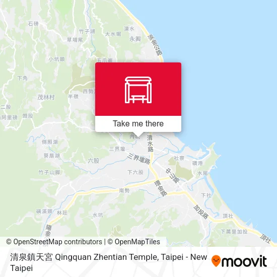 清泉鎮天宮 Qingquan Zhentian Temple地圖