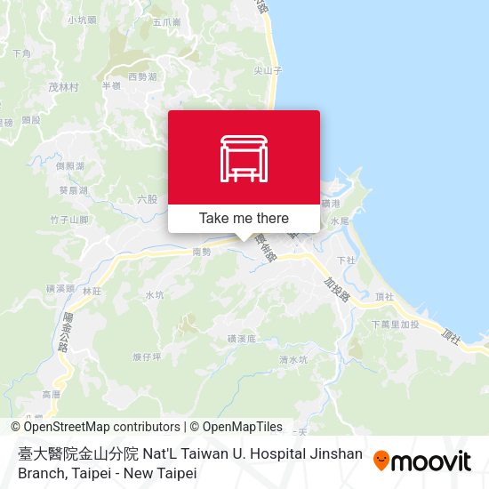 臺大醫院金山分院 Nat'L Taiwan U. Hospital Jinshan Branch map
