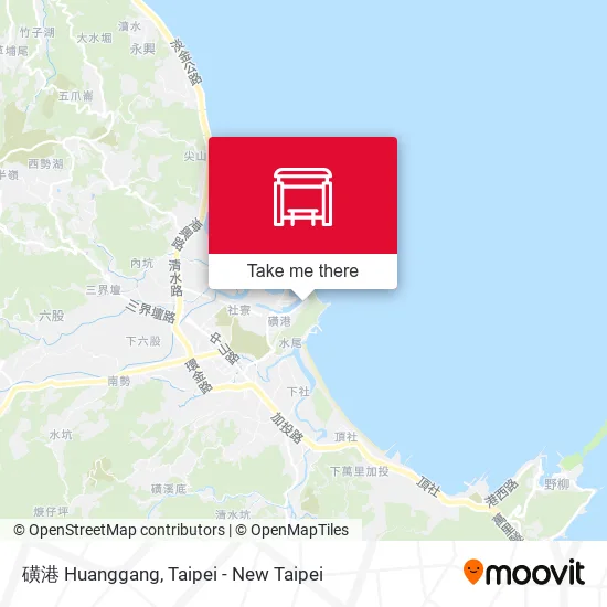 磺港 Huanggang map