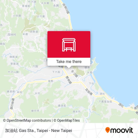 加油站 Gas Sta. map