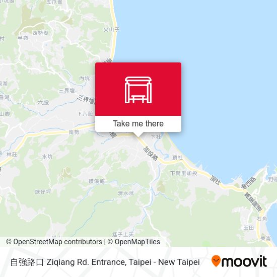 自強路口 Ziqiang Rd. Entrance map