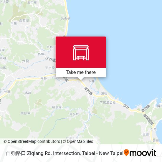 自強路口 Ziqiang Rd. Intersection map