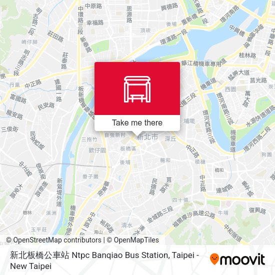 新北板橋公車站 Ntpc Banqiao Bus Station地圖