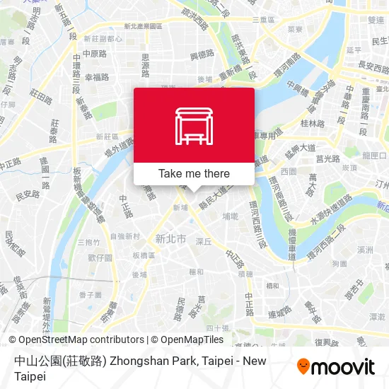 中山公園(莊敬路) Zhongshan Park地圖