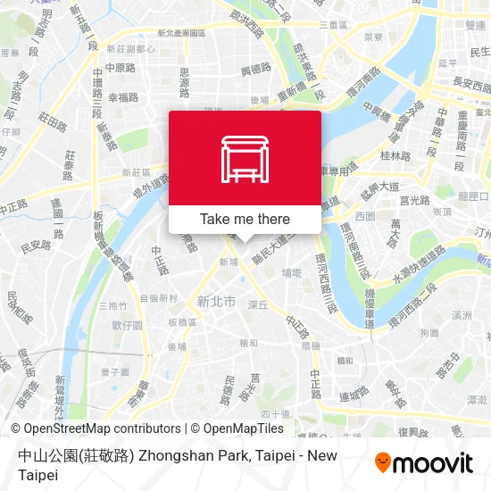 中山公園(莊敬路) Zhongshan Park地圖