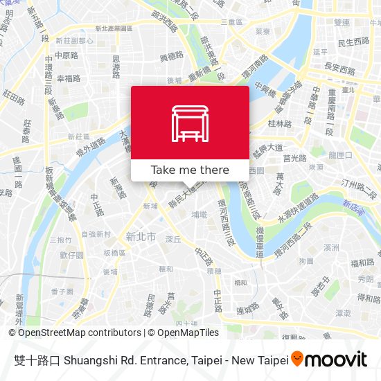 雙十路口 Shuangshi Rd. Entrance map