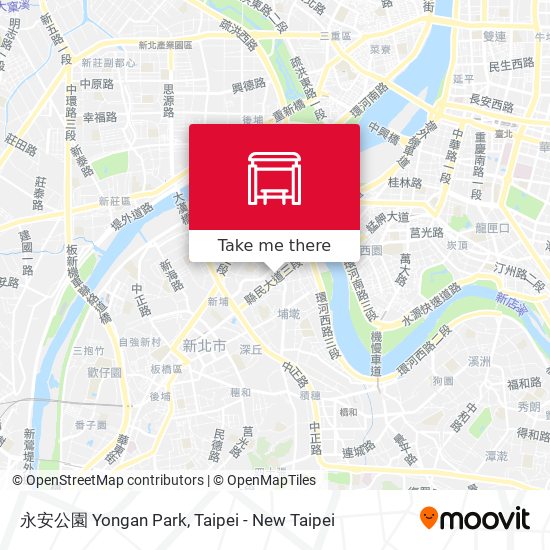 永安公園 Yongan Park map